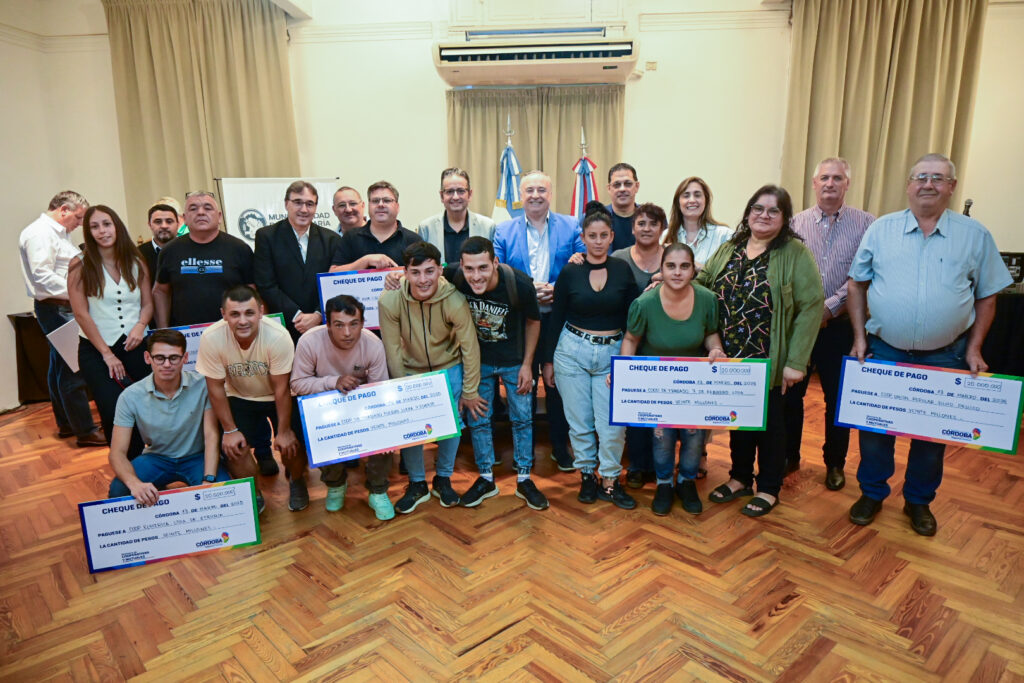 Cooperativas reciben aportes por 280 millones de pesos