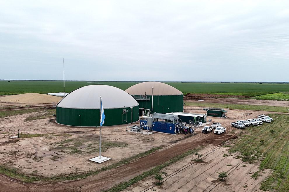 Una planta de biogás apunta al mercado internacional de bonos de carbono