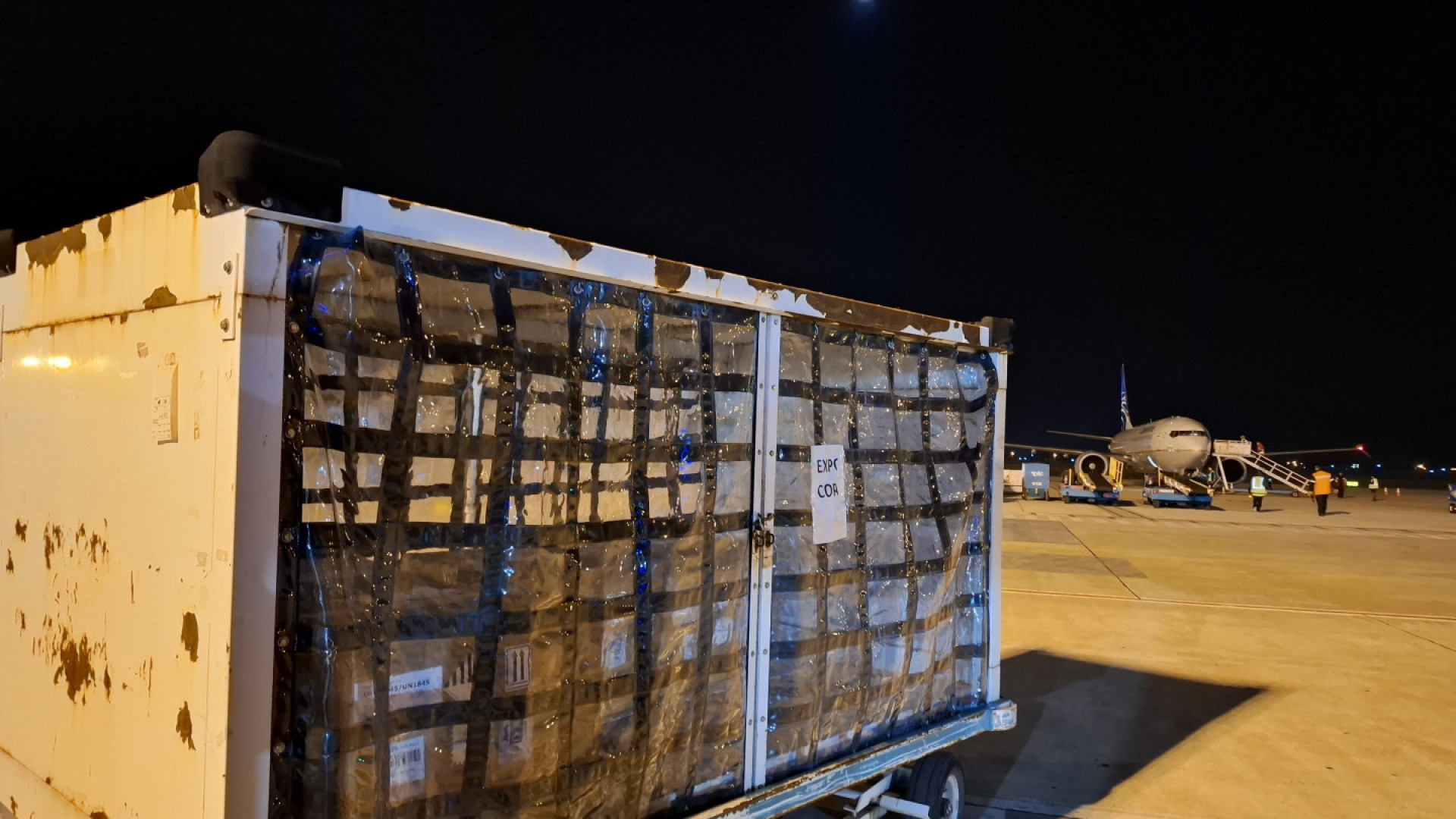 Desde Rosario salió la primera exportación de carnes y pescados vía aérea