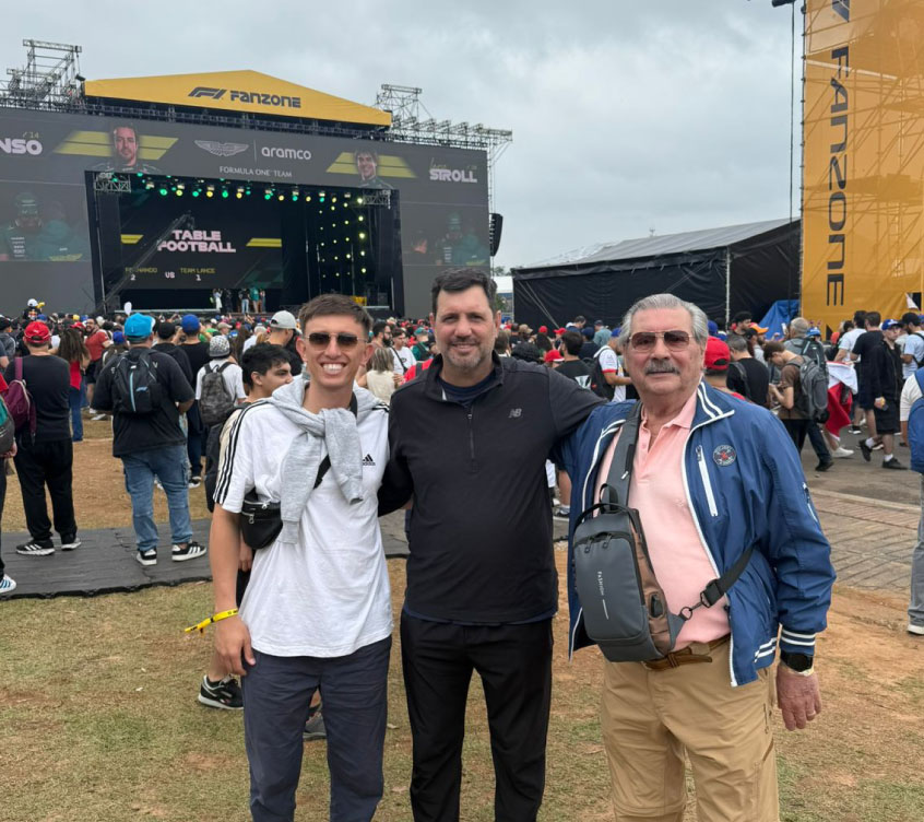 Tres generaciones en Interlagos