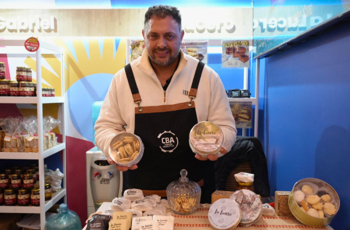 Un expositor de “CBA Vidriera Productiva” ganó en la categoría de mejor alfajor cordobés