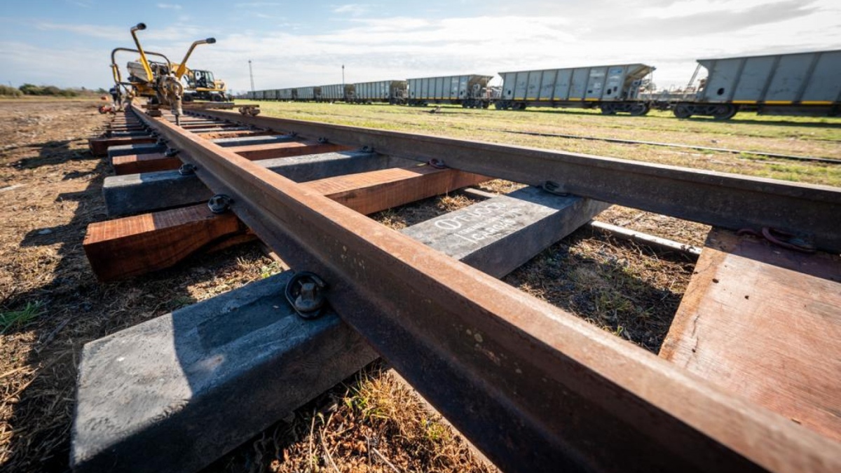 Durmientes de madera plástica para las vías de los trenes