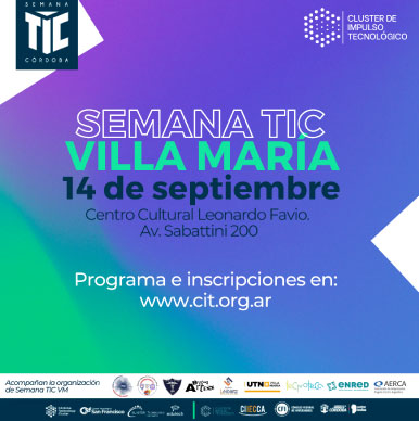 Se viene la Semana TIC Villa María 2022