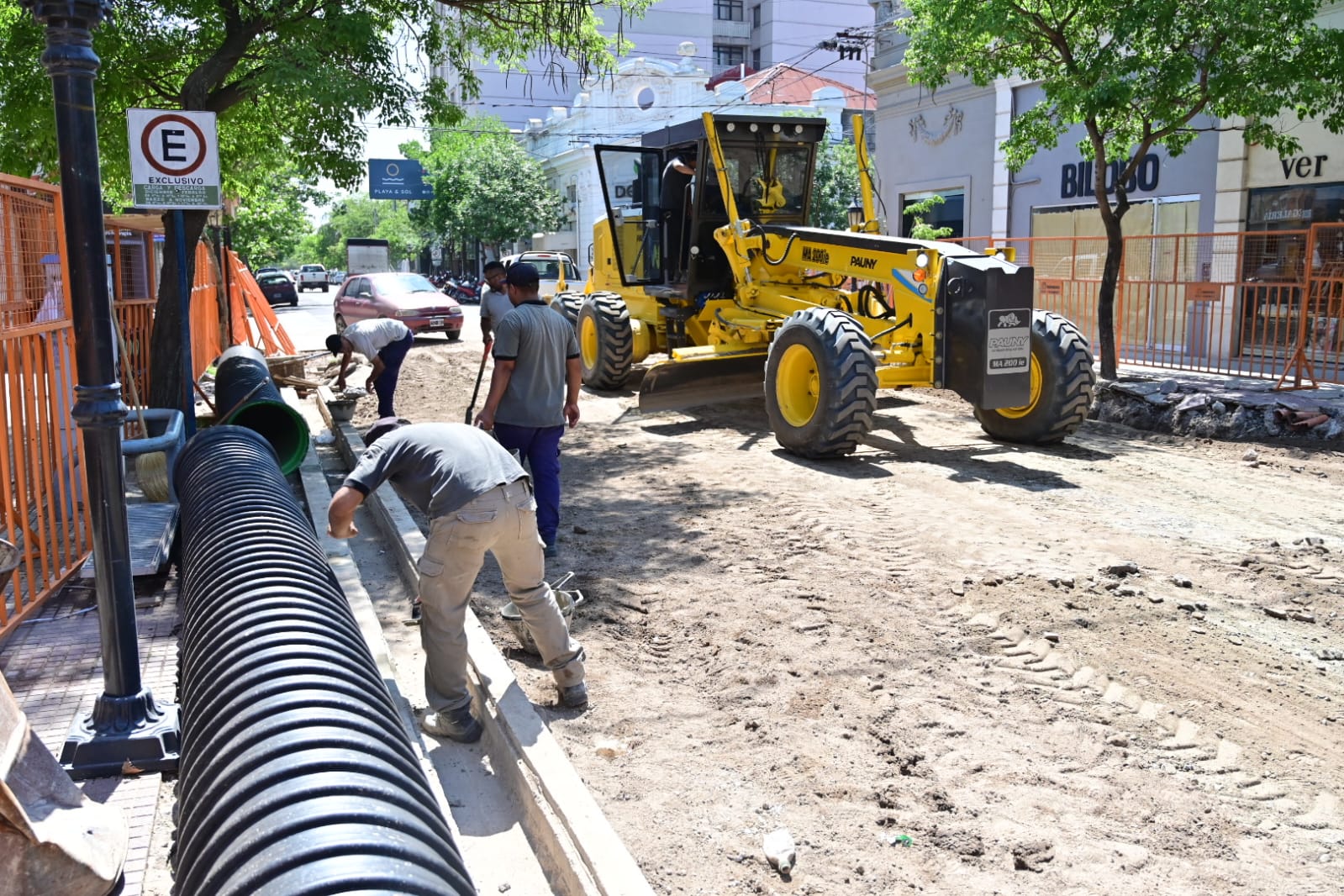 Centro Comercial a Cielo Abierto: Avanza la obra sobre calle Corrientes
