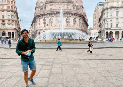 Con la profesión a Italia