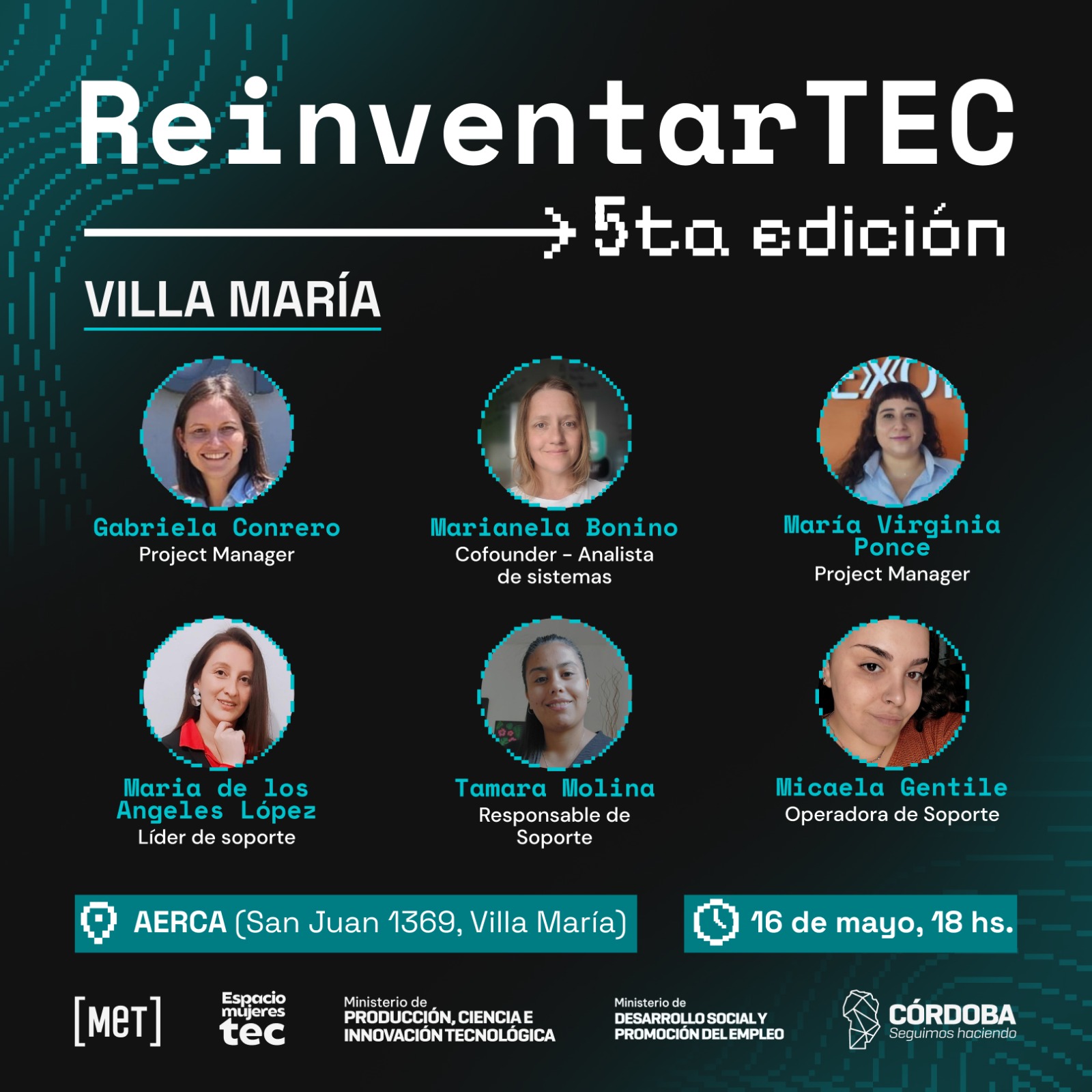 ReinventarTEC Villa María: “Experiencias de Mujeres Tech”