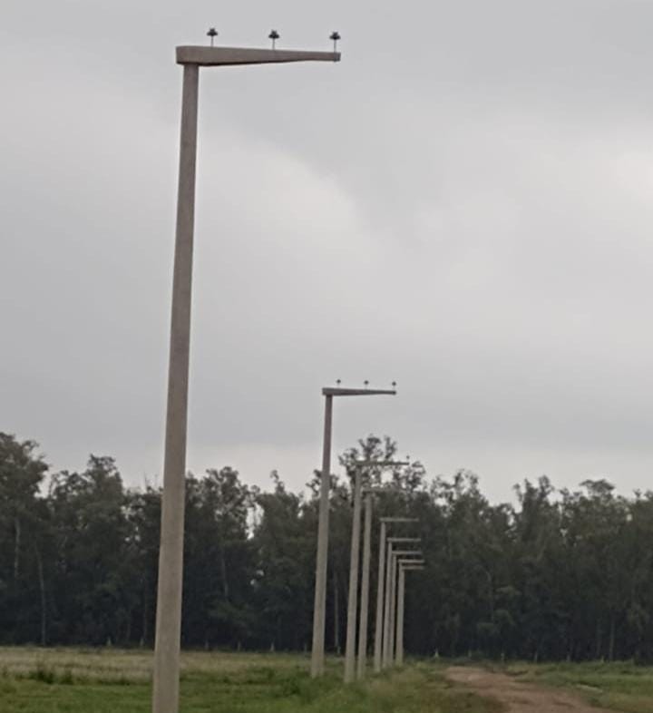 Parque Industrial: avanza la obra de extensión de la red eléctrica de media tensión 