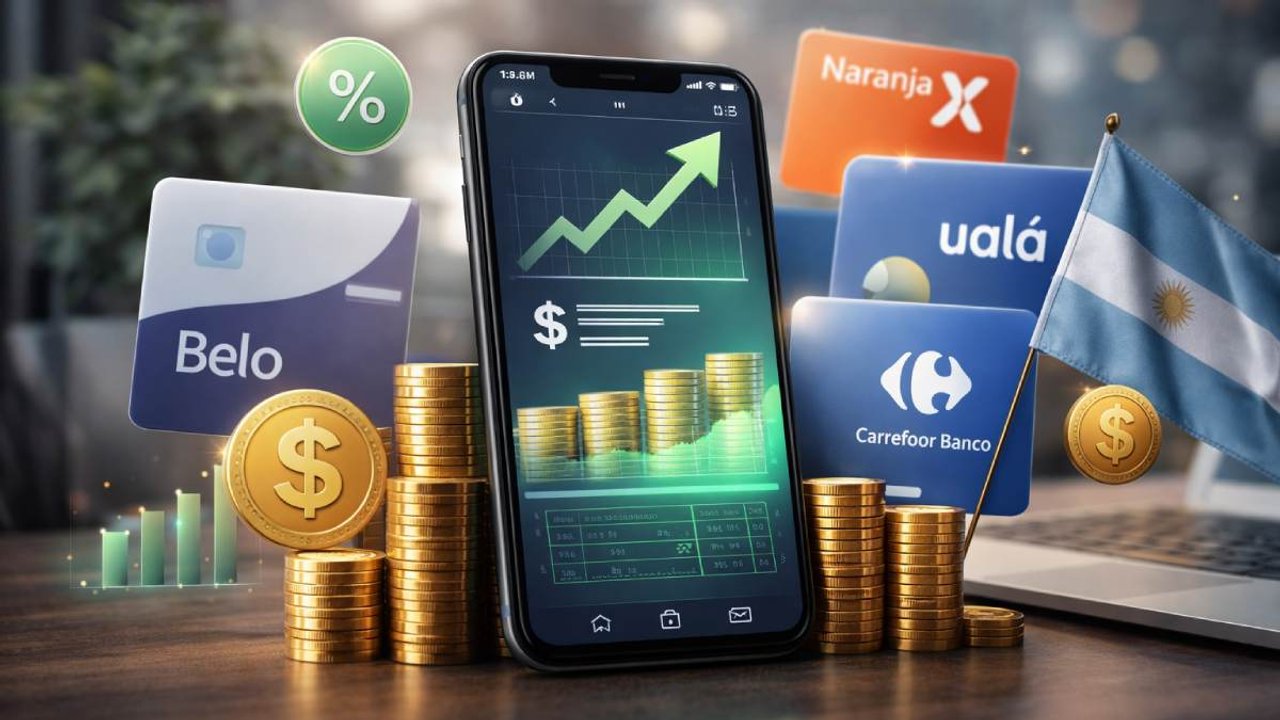 ¿Cuáles son las billeteras virtuales y los bancos que mejores tasas pagan?