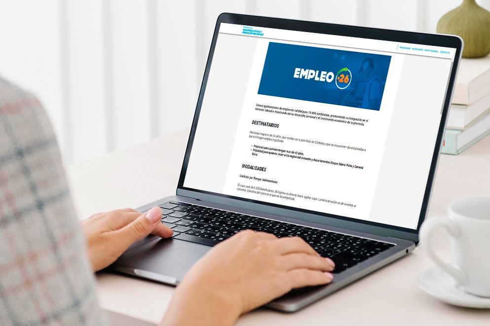 Se extiende la convocatoria para inscribirse en el programa Empleo+26
