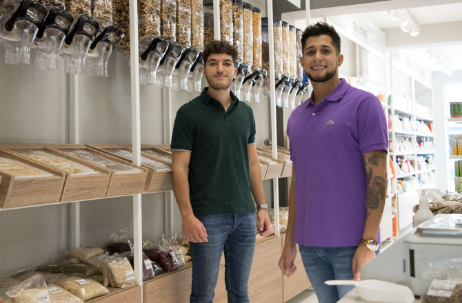 Supermercado saludable en la Ciudad