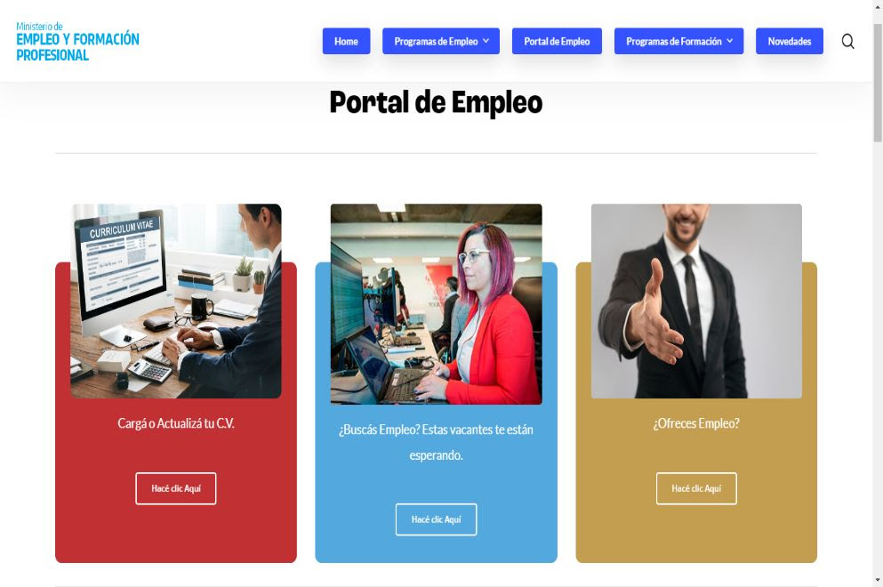 Portal de Empleo: una opción oficial para buscar personal