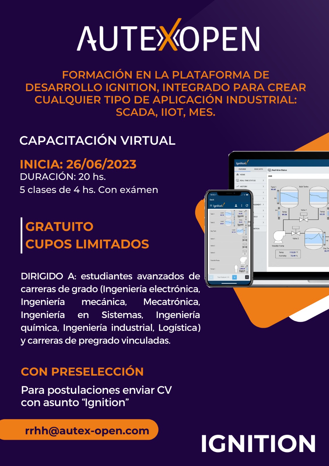 AUTEXOPEN dicta una capacitación sobre Ignition